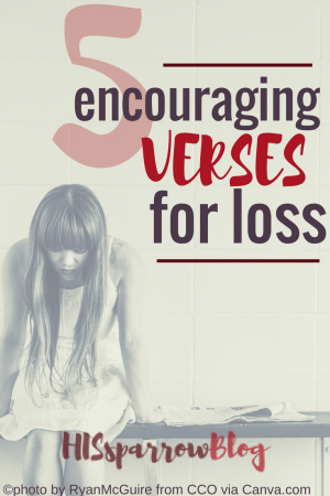 5 Encouraging Verses for Loss _ HISsparrowBlog _ Christian living, death, quotes, scripture